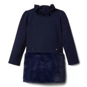 Janie and Jack size 7 navy blue dress
